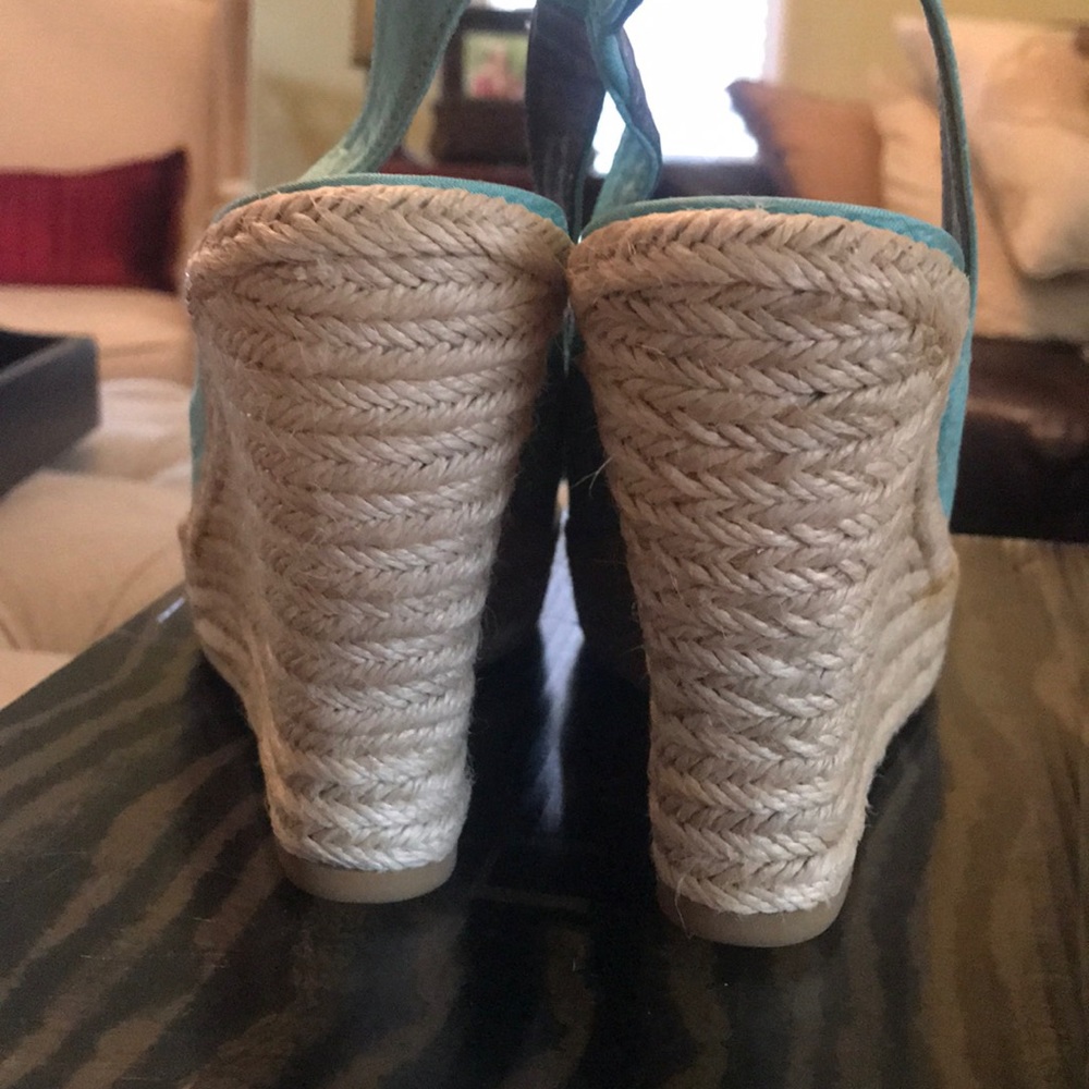 Turquoise Wedges - Picture 3 of 5